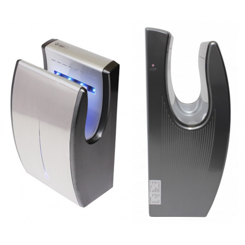 Tryskový osoušeč rukou Jet Dryer COMPACT stříbrný + AKCE, Malý kompaktní vysoušeč pro toalety