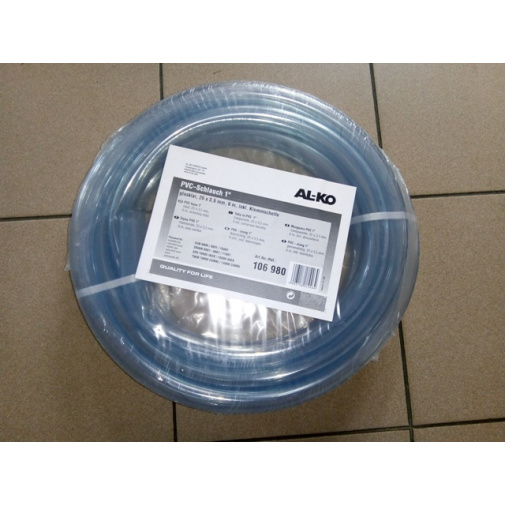 AL-KO 106980 PVC-hadice pro ponorná čerpadla, průměr 1", v délce 6m