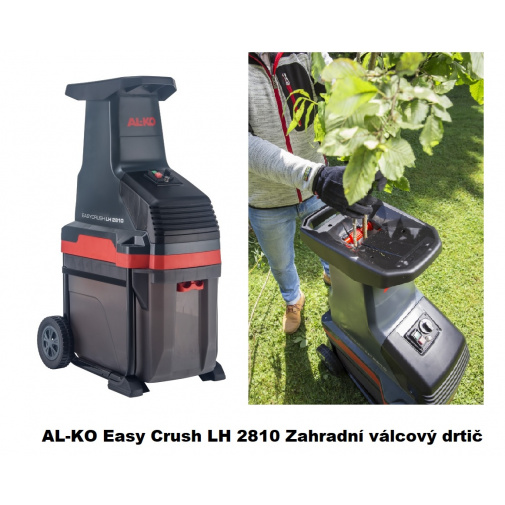 AL-KO Easy Crush LH 2810 + AKCE, Zahradní válcový drtič větví s košem 2800W /113873/