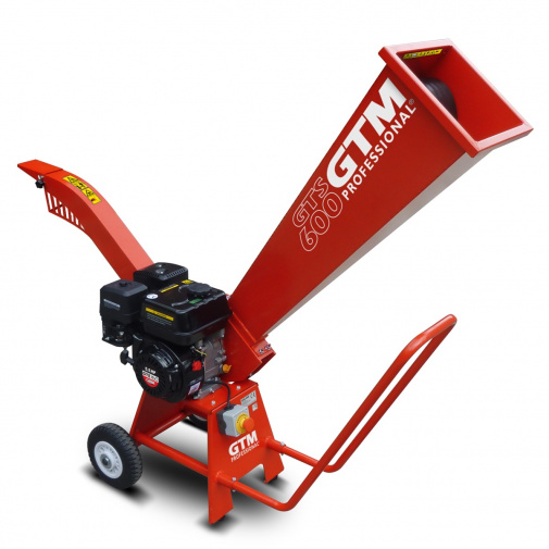 GTM GTS 600 + AKCE%, Profi benzínový drtič větví, štěpkovač do průměru větví 5cm, motor 196ccm