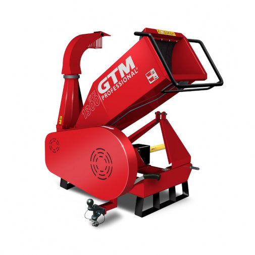 GTM GTS 1300 PTO Professional + AKCE%, Profesionální výkonný drtič dřeva s pohonem na hřídel traktoru