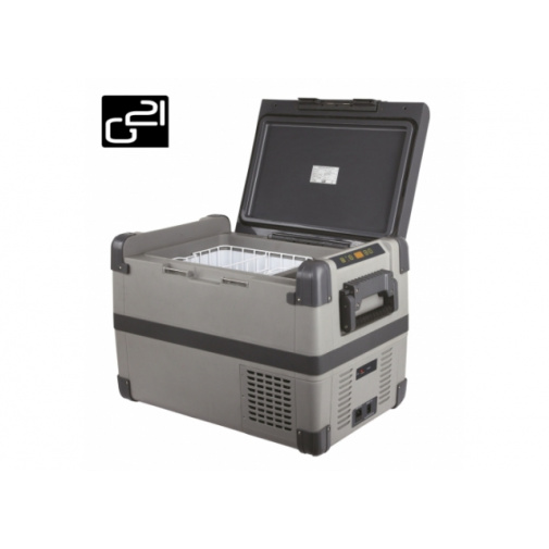 G21 C50 Coolbox + AKCE%, Autochladnička kompresorová o objemu 50l, napájení DC 12/24V / AC 230V