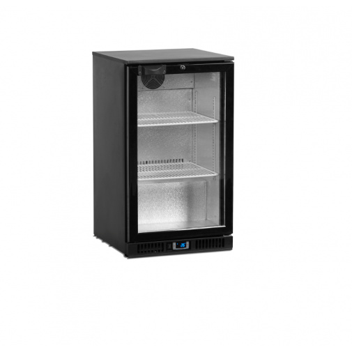 Tefcold DB 105H + AKCE a Záruka+, Gastro minibar s prosklenými dveřmi, černá, LED osvětlení