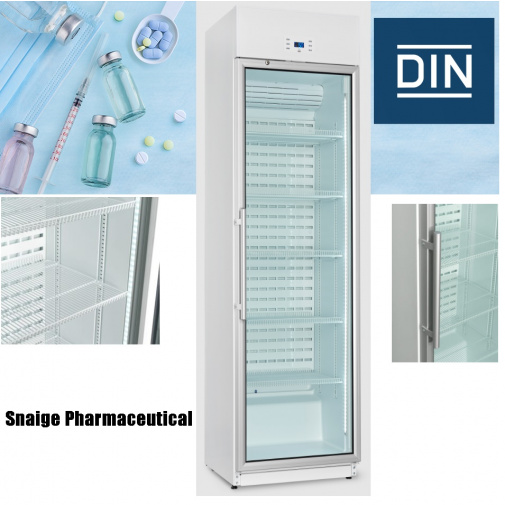 Snaige MD40DD-P300ME + AKCE, Prosklená lednice pro farmacii a laboratoře jednodveřová