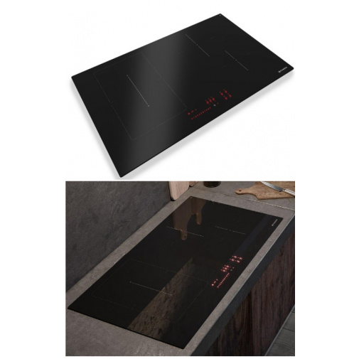 Faber Indukční varná deska Faber FCH 84 KL z černého skla + AKCE šířka 80cm, černé sklo