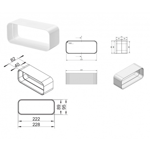 NABER Compair F-RVB 150 AFC4043005 spojka plochého potrubí
