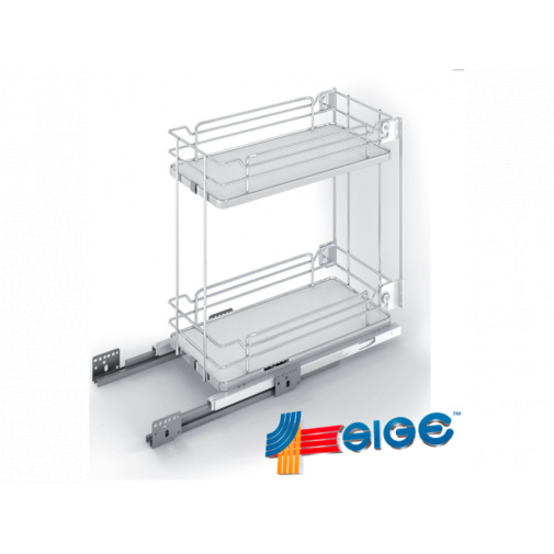 SIGE ART004i/300 + AKCE, Kuchyňský systém, Plnovýsuvný dvojkoš, pro korpus 300mm