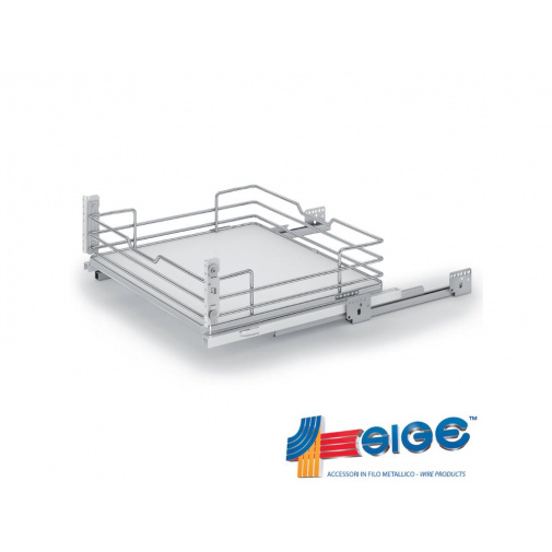 SIGE ART116i 600mm + AKCE, Kuchyňský systém, Plnovýsuvný koš s tlumeným dovřením