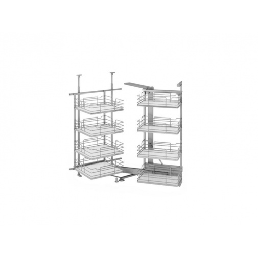 SIGE ART450i SX levý + AKCE, Kuchyňský systém, slepý roh s tlumeným dovřením