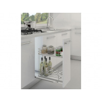 Obrázek galerie pro produkt SIGE ART004i/450 + AKCE, Kuchyňský systém, Plnovýsuvný dvojkoš, pro korpus 450mm