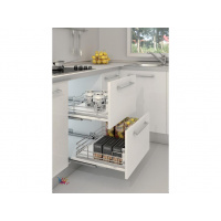 Obrázek galerie pro produkt SIGE ART116i 600mm + AKCE, Kuchyňský systém, Plnovýsuvný koš s tlumeným dovřením