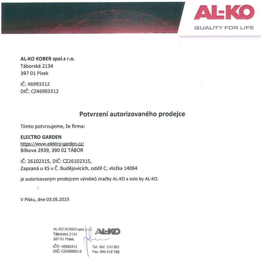 Obrázek galerie pro produkt Sekačka elektrostart AL-KO Comfort 46.0 SPI-B 119939 + AKCE, s pojezdem a motorem B&S 475iSi