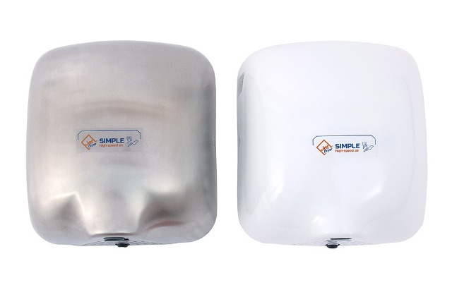 Obrázek galerie pro produkt Jet Dryer SIMPLE bílý + AKCE, Bezdotykový osoušeč rukou, lakovaný kovový kryt