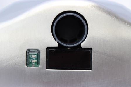 Obrázek galerie pro produkt Jet Dryer MINI nerez + AKCE%, Malý bezdotykový osoušeč rukou, nerezový kryt