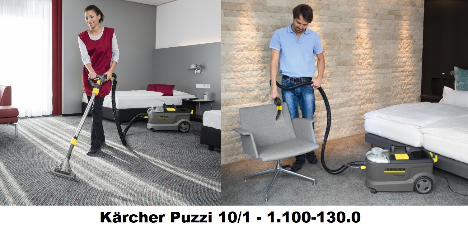 Obrázek galerie pro produkt Kärcher Puzzi 10/1 + Záruka 1+2, Čistící stroj, extraktor na koberce a čalounění 1.100-130.0