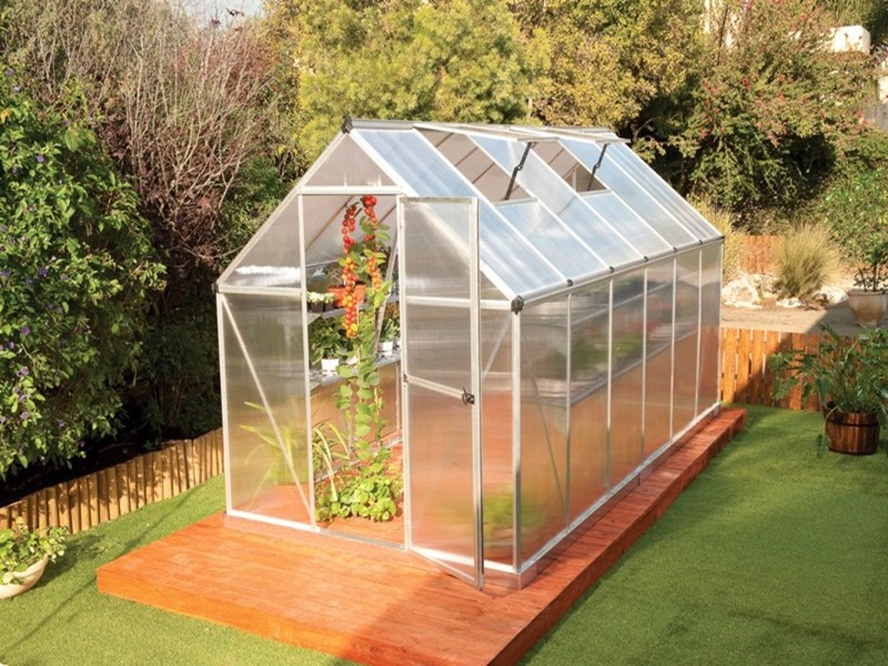 Obrázek galerie pro produkt Palram Multiline 6x12 + AKCE+, Zahradní skleník montovaný z polykarbonátu 1,8 x 3,7 m /701781/