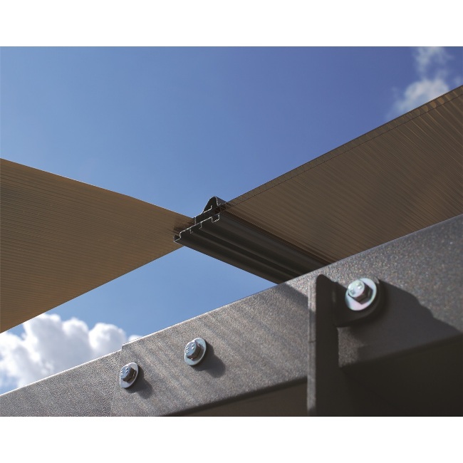 Obrázek galerie pro produkt Palram Arcadia 4300 + AKCE%, Hliníkový přístřešek pro auto montovaný s polykarbonátovou střechou /705515/