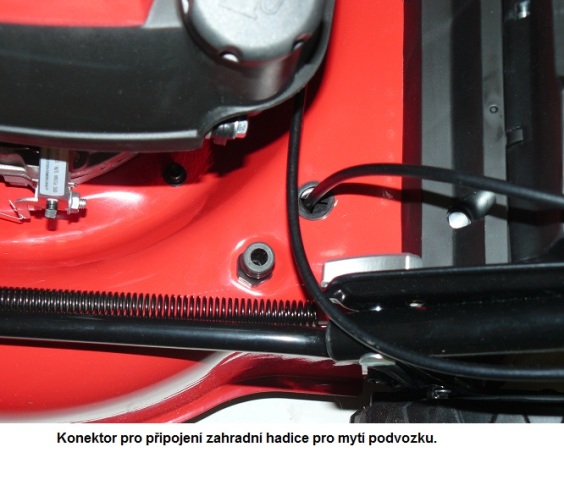 Obrázek galerie pro produkt Benzínová sekačka s pojezdem VeGA 46 HWXV, záběr 46cm, boční výhoz, mulčování, OHV 145ccm