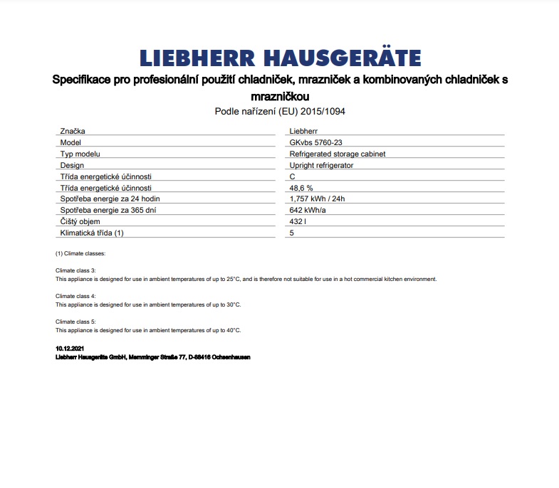 Obrázek galerie pro produkt Liebherr GKvbs 5760 + ZárukaPlus, Chladící skříň ProfiLine na přepravky GN 2/1, černá ocel, výška 187cm