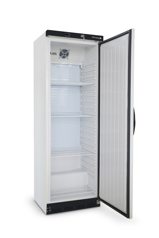 Obrázek galerie pro produkt Gastro lednice TEFCOLD UR 400 bílá + AKCE, jednodveřová se zámkem, objem 350l, výška 185cm