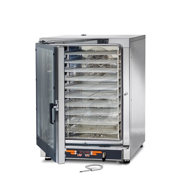 Obrázek galerie pro produkt NORDline Nerone MID 10 GN 1/1 H2O + AKCE, Gastro horkovzdušná pec na rozpékání pečiva s přivlhčováním