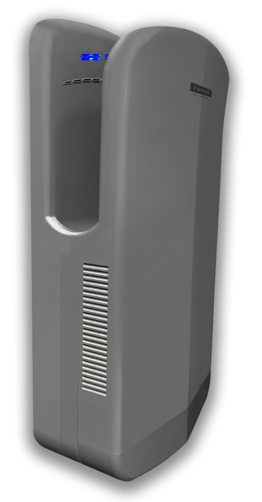 Obrázek galerie pro produkt Tryskový osoušeč rukou Cata Empire x dry automatic stříbrný + AKCE, UV lampa a EPA filtr