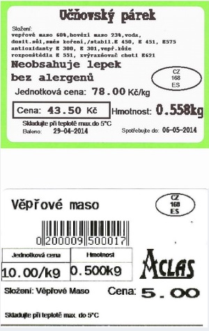 Obrázek galerie pro produkt ACLAS LS2S615, 6/15kg + AKCE, Obchodní váha s tiskem etiket pro samoobslužný prodej, včetně ověření