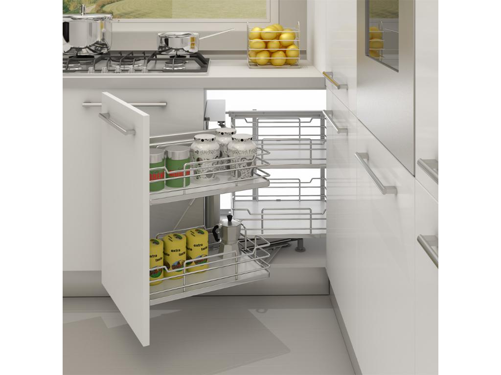 Obrázek galerie pro produkt SIGE ART350i pravý + AKCE, Kuchyňský systém, slepý roh do rohové skříňky
