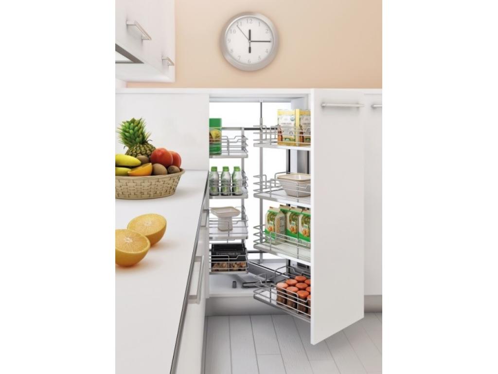 Obrázek galerie pro produkt SIGE ART450i SX levý + AKCE, Kuchyňský systém, slepý roh s tlumeným dovřením